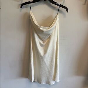 Forever 21 Ivory Drape Dress